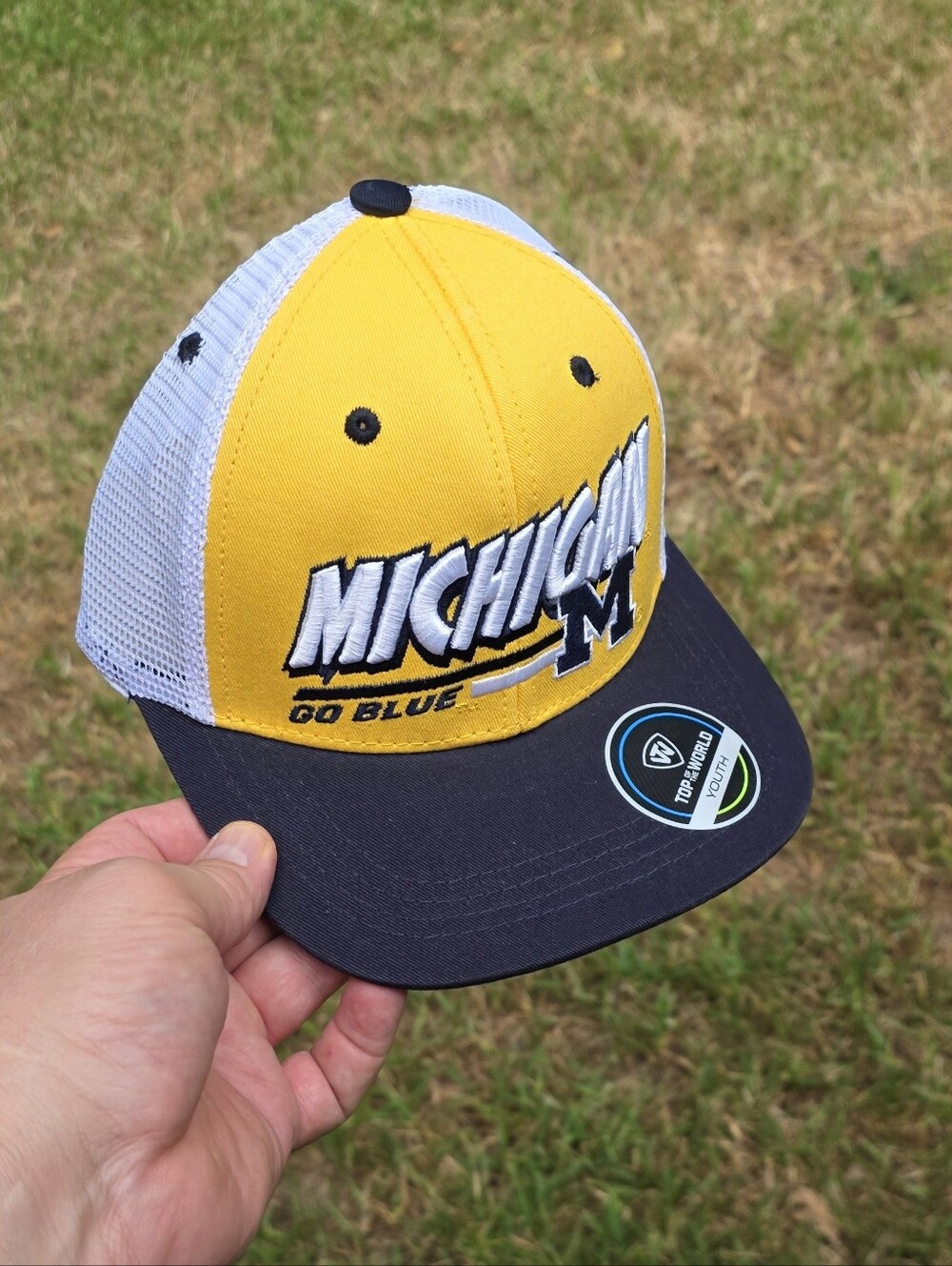 MICHIGAN WOLVERINES|Top Of The World Adjustable Snapback Trucker Hat|YOUTH